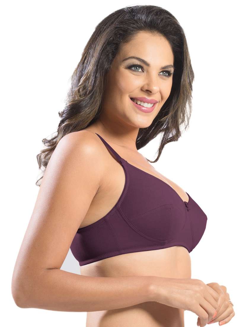 pack of 2 women solid regular bra - 21386967 -  Standard Image - 2