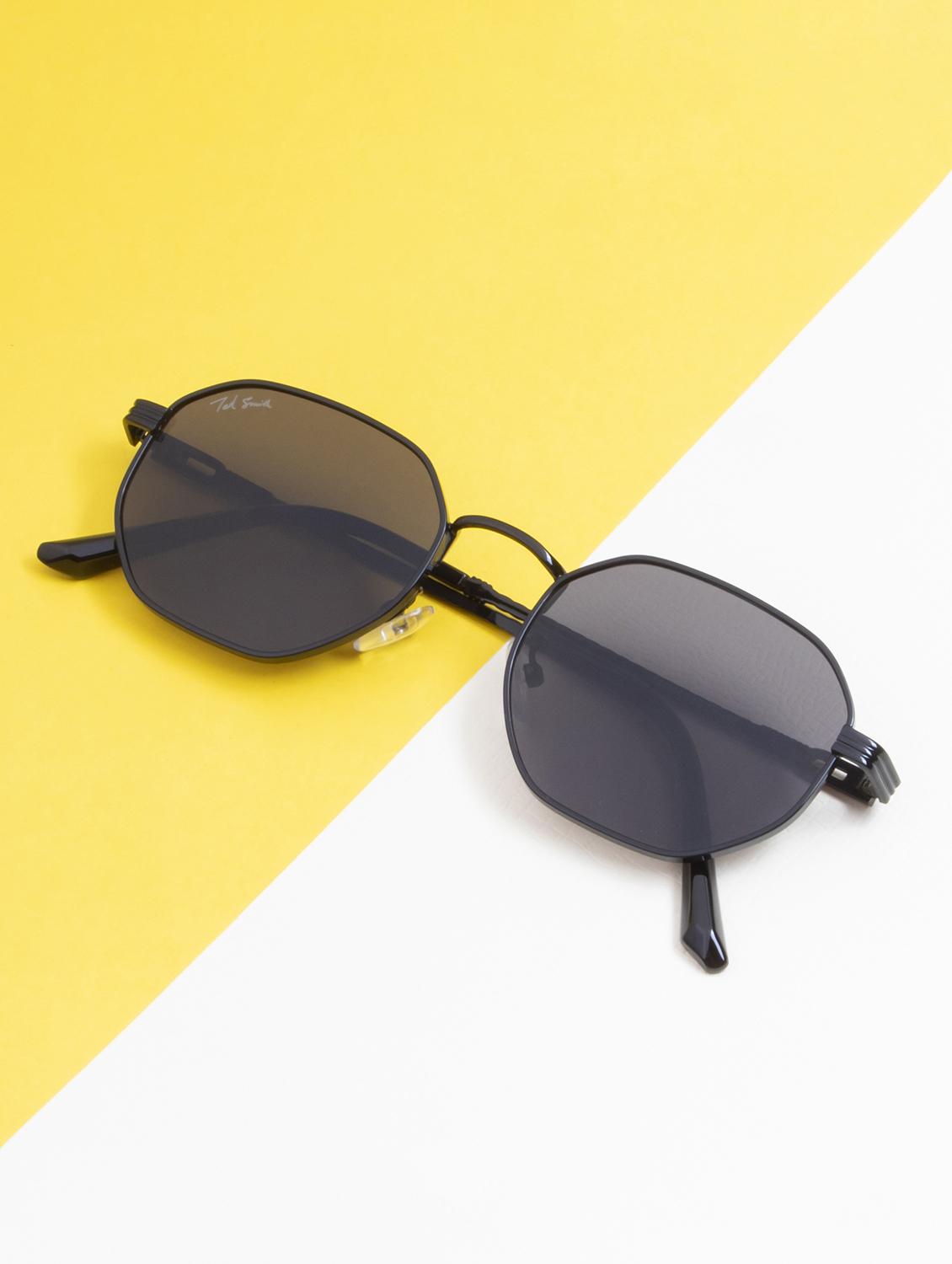 ted smith full rim oval shape branded latest and stylish sunglasses | polycarbonate lens & 100 % uv protection | men & women - 21387294 -  Zoom Image - 0