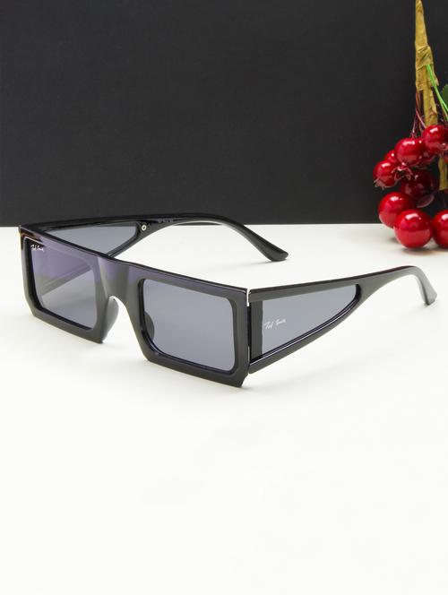 ted smith full rim shield shape branded latest and stylish sunglasses | polycarbonate lens & 100 % uv protection | men & women - 21387302 - Standard Image - 0