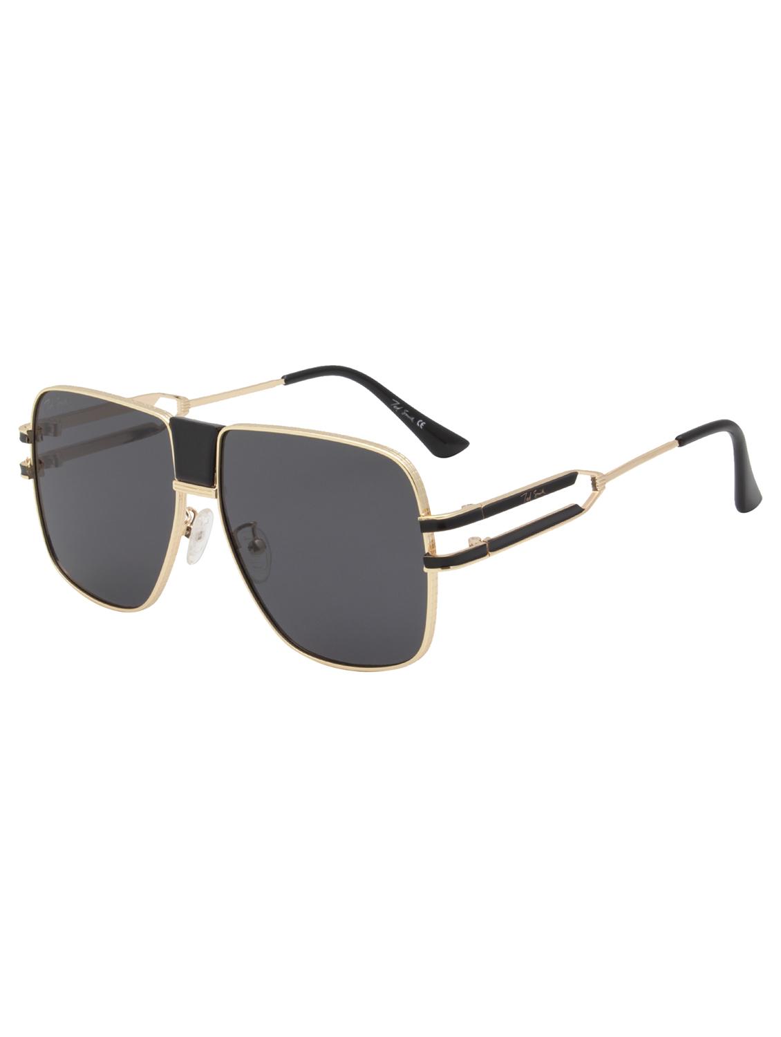 ted smith full rim aviator shape branded latest and stylish sunglasses | polycarbonate lens & 100 % uv protection | men & women - 21387307 - Standard Image - 2