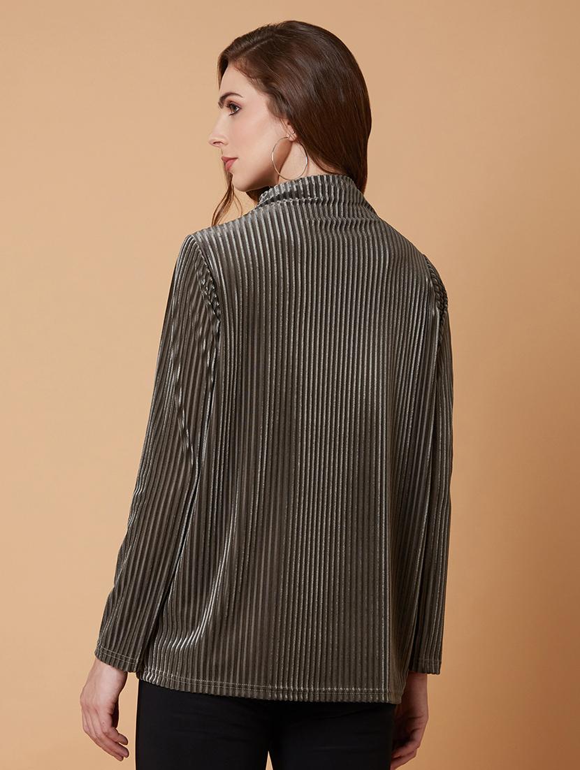 olive nylon regular top - 21387475 - Standard Image - 2