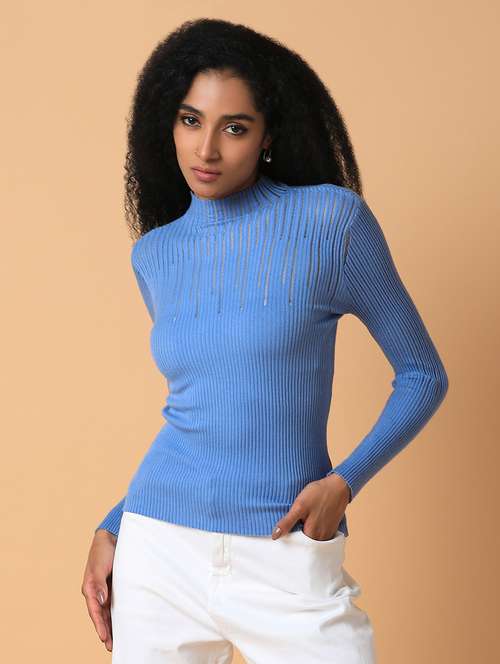 blue solid regular top - 21387480 -  Standard Image - 0