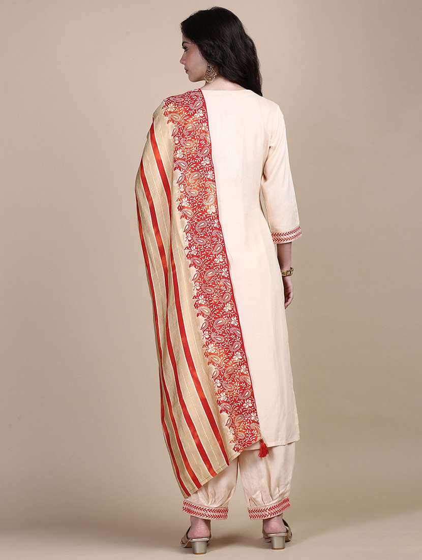 women embroidered kurta salwar set with dupatta - 21387671 -  Standard Image - 2