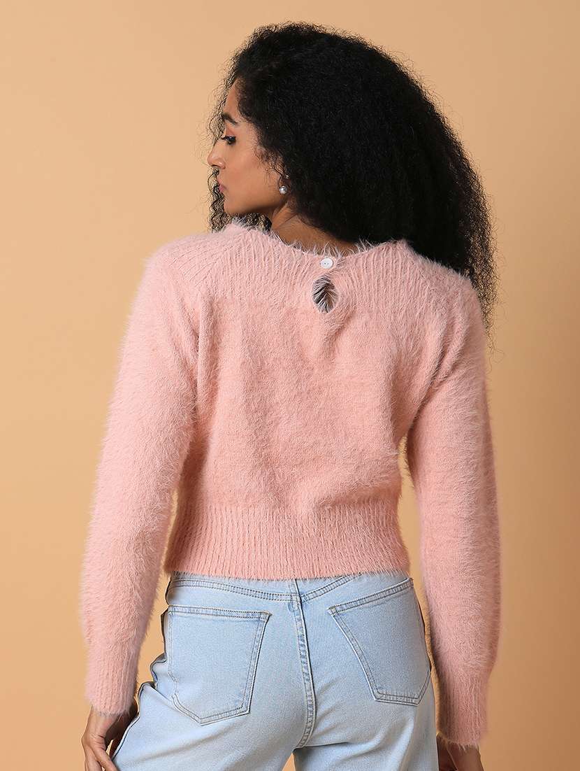 women self design long sleeve pullover - 21387801 -  Standard Image - 2