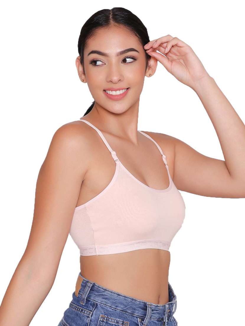 women pack of 2 solid sports bra - 21387818 -  Standard Image - 2