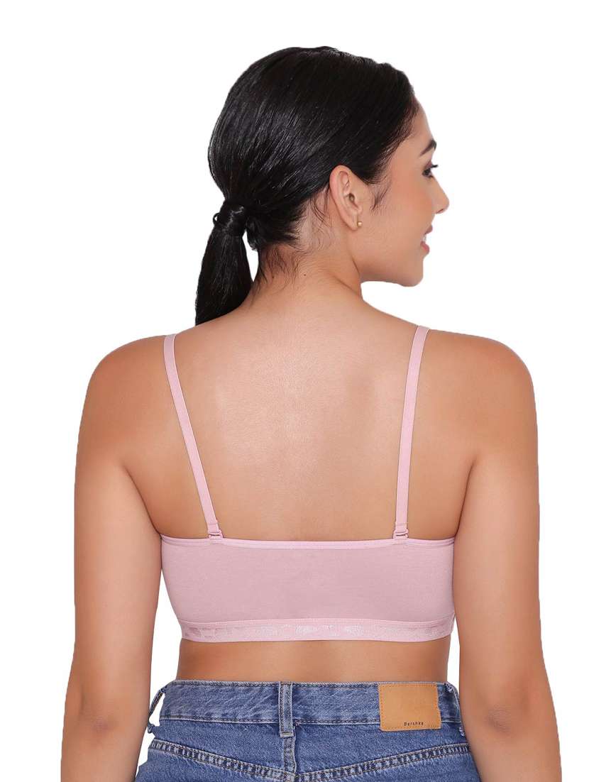 women pack of 3 solid sports bra - 21387838 -  Standard Image - 2