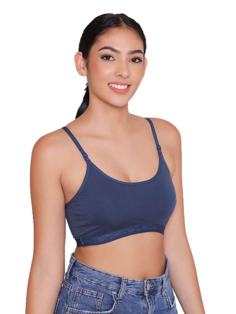 women pack of 3 solid sports bra - 21387847 -  Standard Image - 2