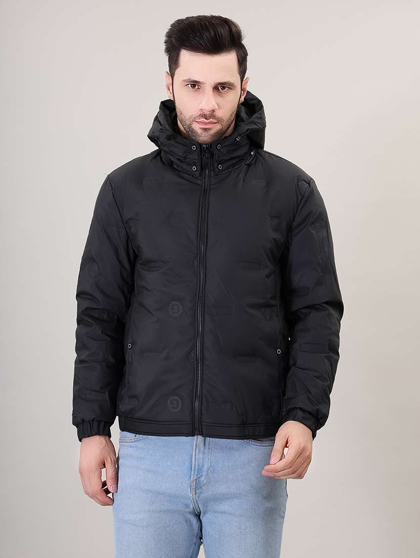 men solid bomber jacket