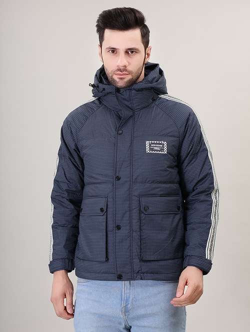 men checkered bomber jacket - 21387986 - Standard Image - 0