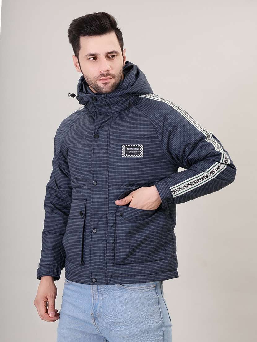 men checkered bomber jacket - 21387986 - Standard Image - 2