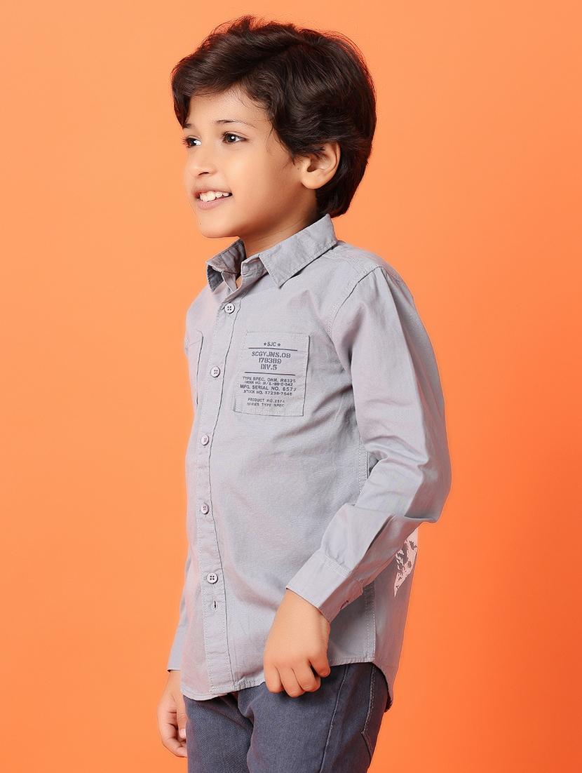 navy blue cotton shirt - 21388038 - Standard Image - 2