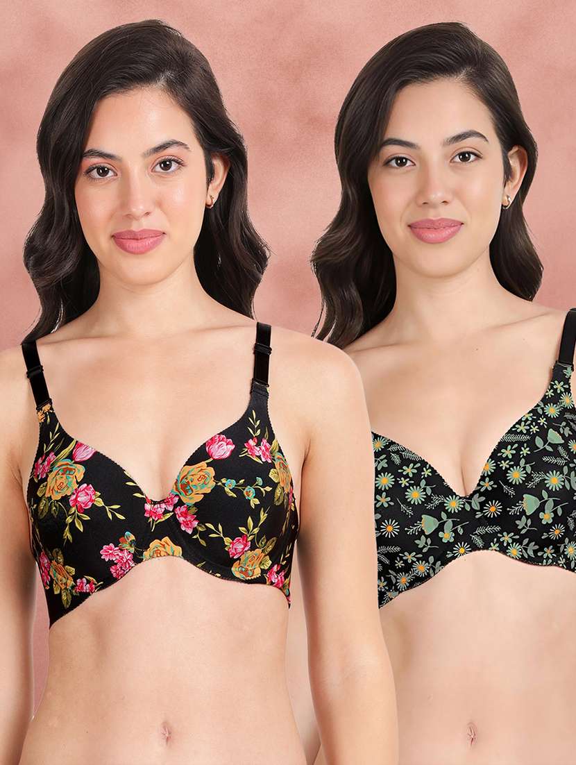 women pack of 2 t-shirt bra