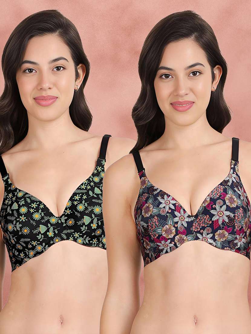 women pack of 2 t-shirt bra