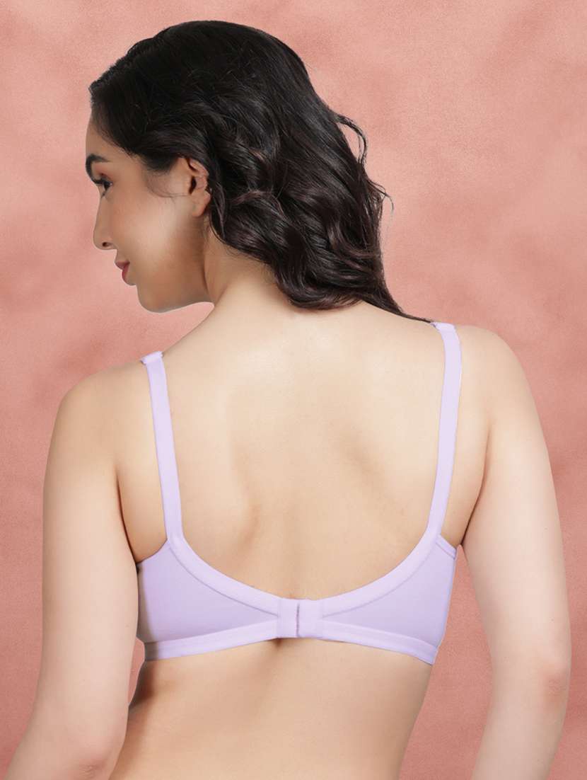 lavender solid regular bra - 21388983 - Standard Image - 2