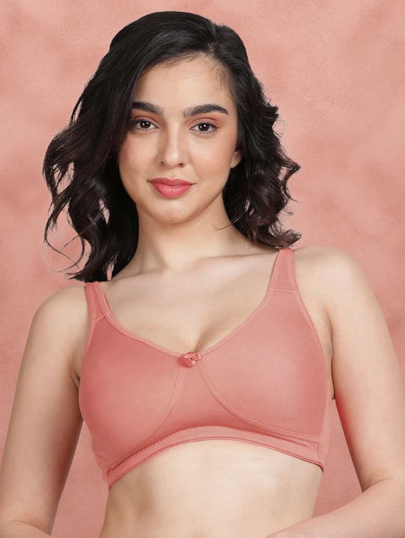 women pack of 2 solid regular bra - 21388993 - Standard Image - 2
