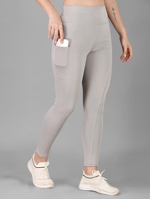 grey solid sports tight - 21389230 -  Standard Image - 0