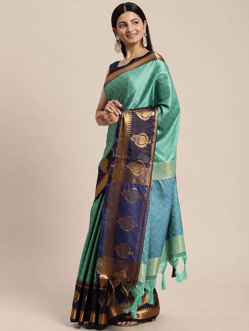 women self desig dharmavaram saree with blouse - 21389318 -  Standard Image - 2