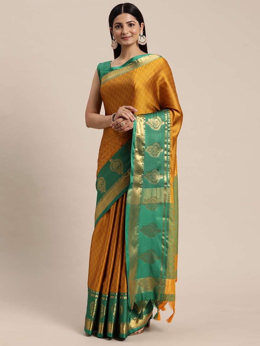 women self desig dharmavaram saree with blouse - 21389323 -  Standard Image - 2