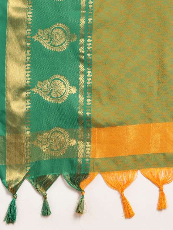 women self desig dharmavaram saree with blouse - 21389323 -  Standard Image - 7
