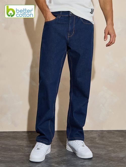 men blue plain jean - 21389692 - Standard Image - 0