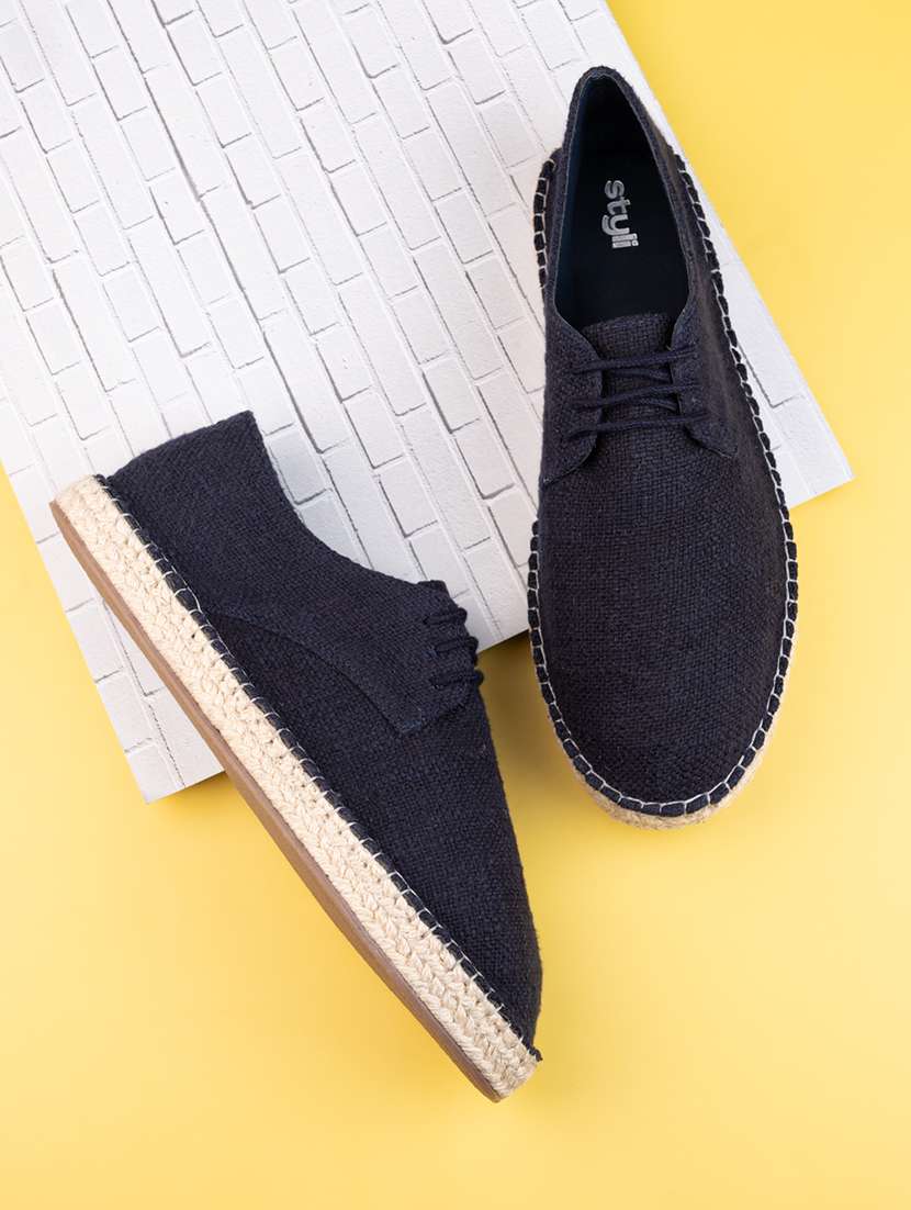 navy lace up shoes