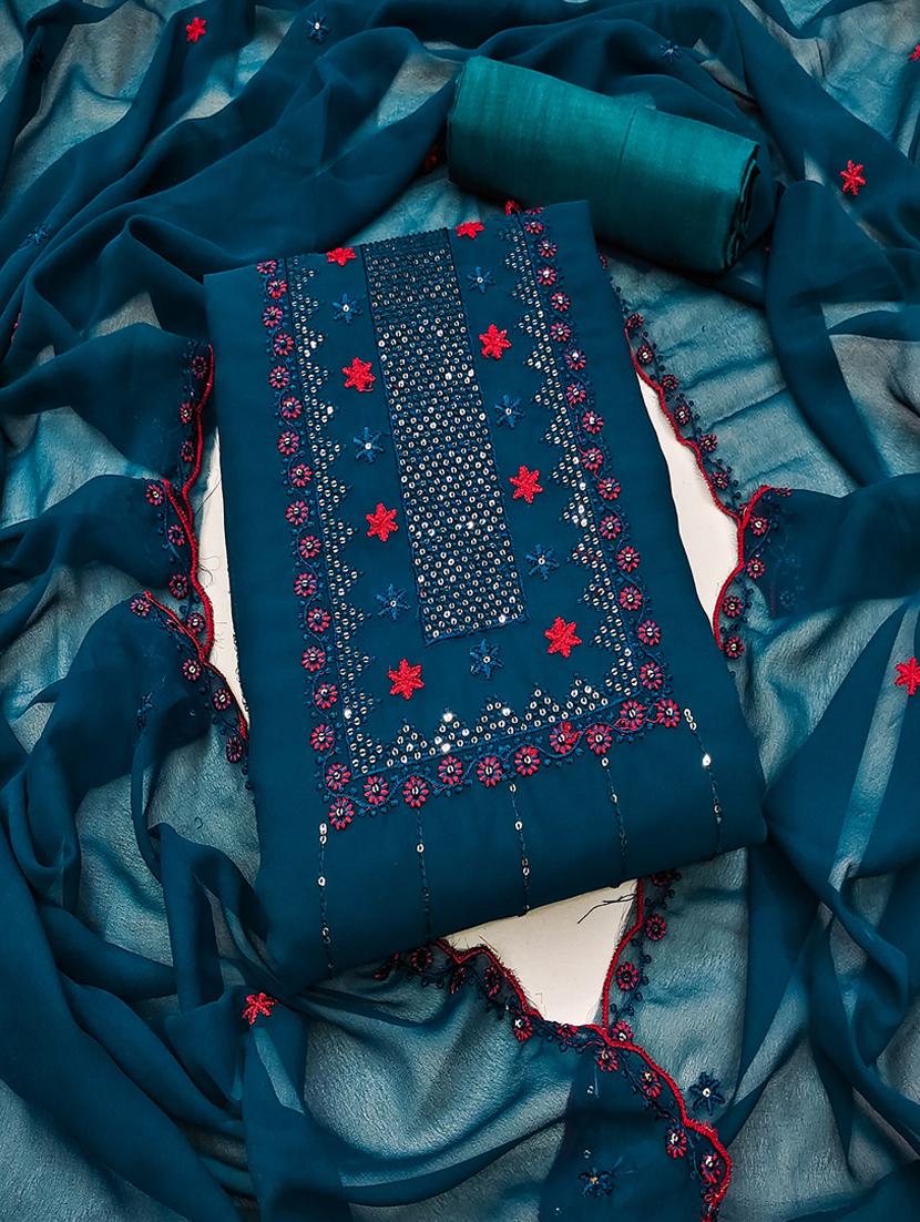 women embroidered unstitched suits - 21390518 -  Zoom Image - 0