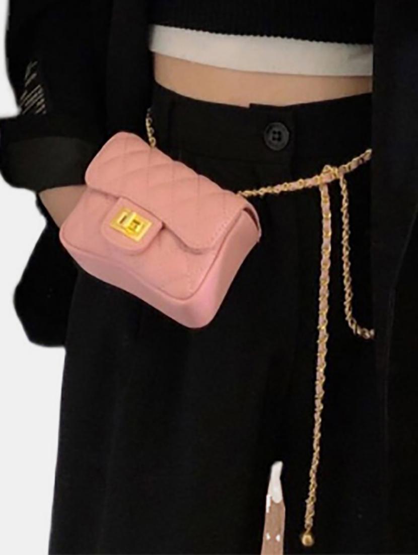 women pink pu sling bag - 21390818 - Standard Image - 7