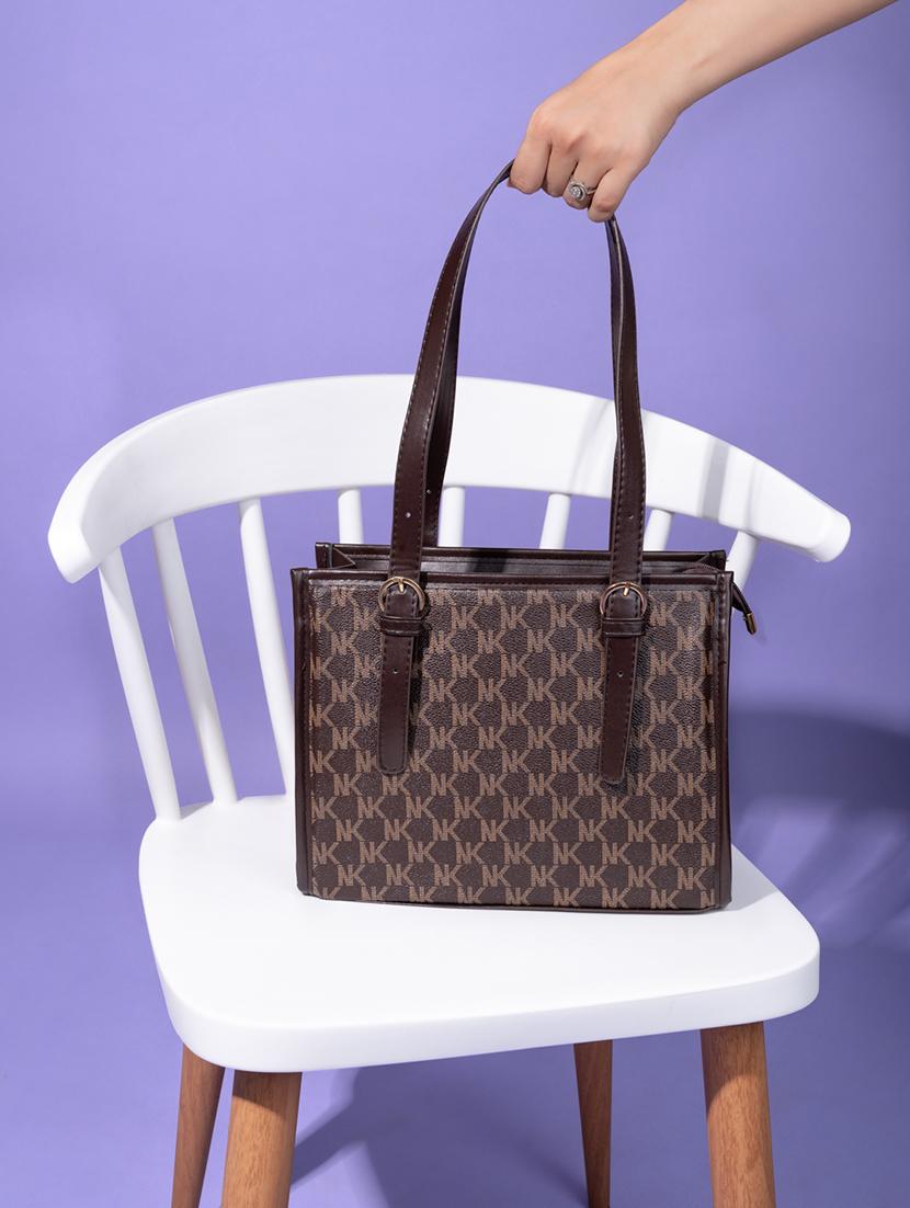 women brown pu handbag - 21390847 -  Zoom Image - 0