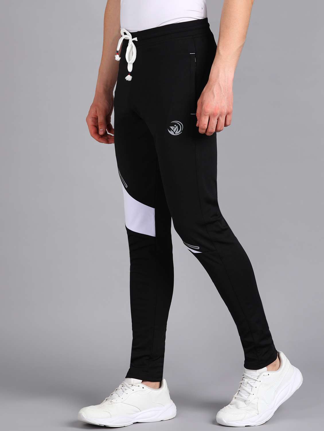 men black slim fit track pant - 21391164 -  Standard Image - 2