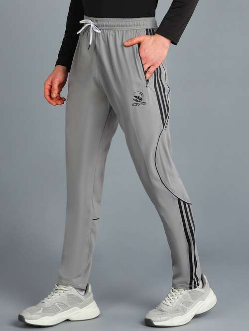 men mid rise side taped full length track pant - 21391171 -  Standard Image - 0