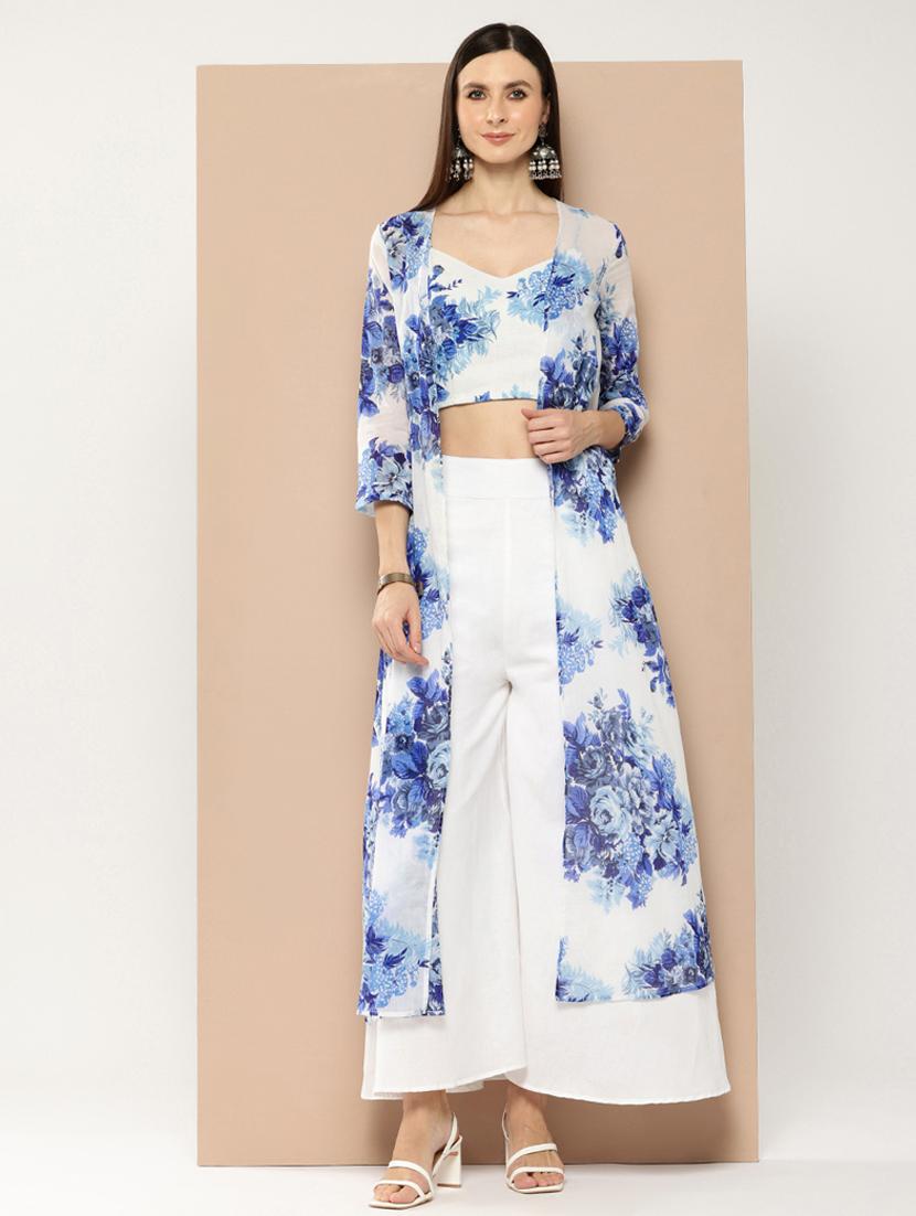 women floral printed fusion set - 21391248 - Zoom Image - 0