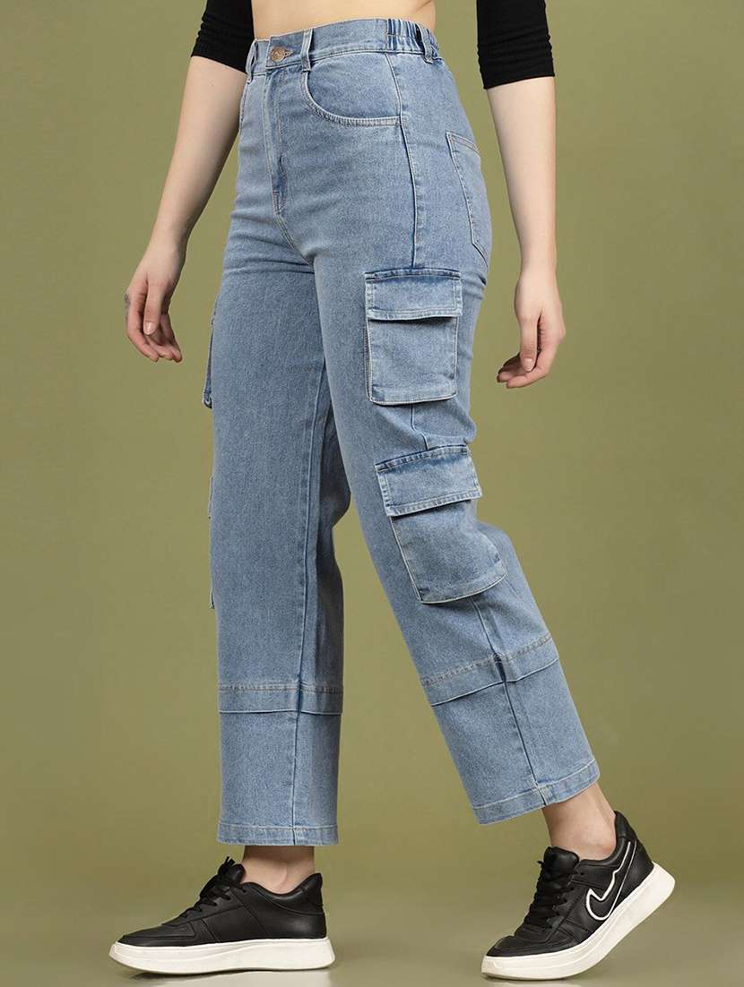 women's high rise solid cargo  - 21391283 -  Standard Image - 2