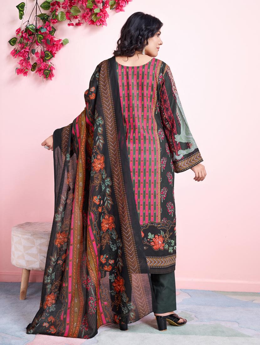 women black embroidered suit set - 21391361 - Standard Image - 2
