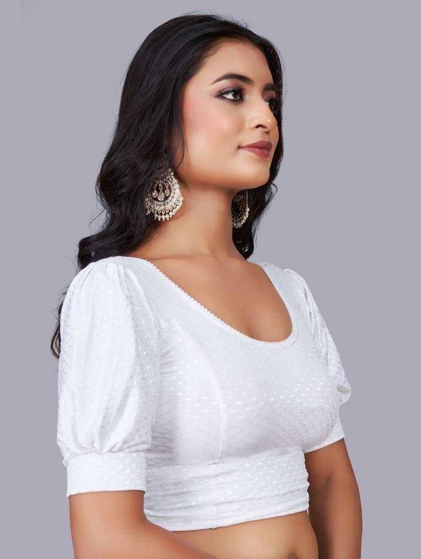women self design stitched blouse - 21391655 - Standard Image - 2