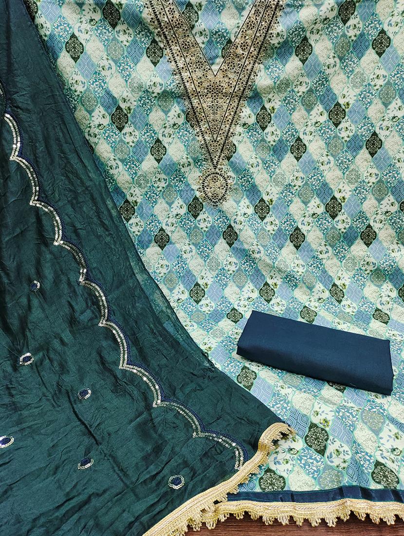 women embroidered unstitched suits - 21391851 - Standard Image - 2