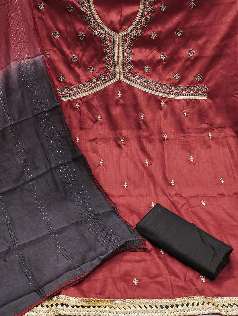 Women Embroidered Unstitched Suits - 21391857 -  Standard Image - 2