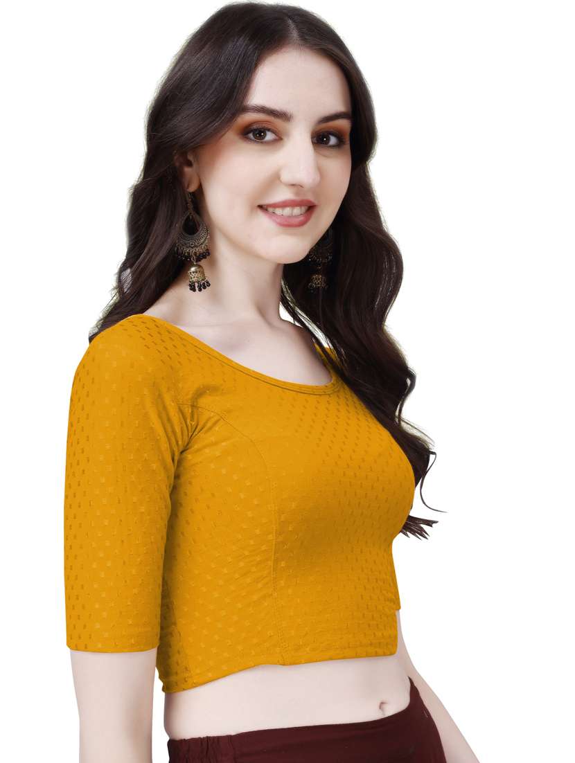 women self design stitched blouse - 21391880 - Standard Image - 2