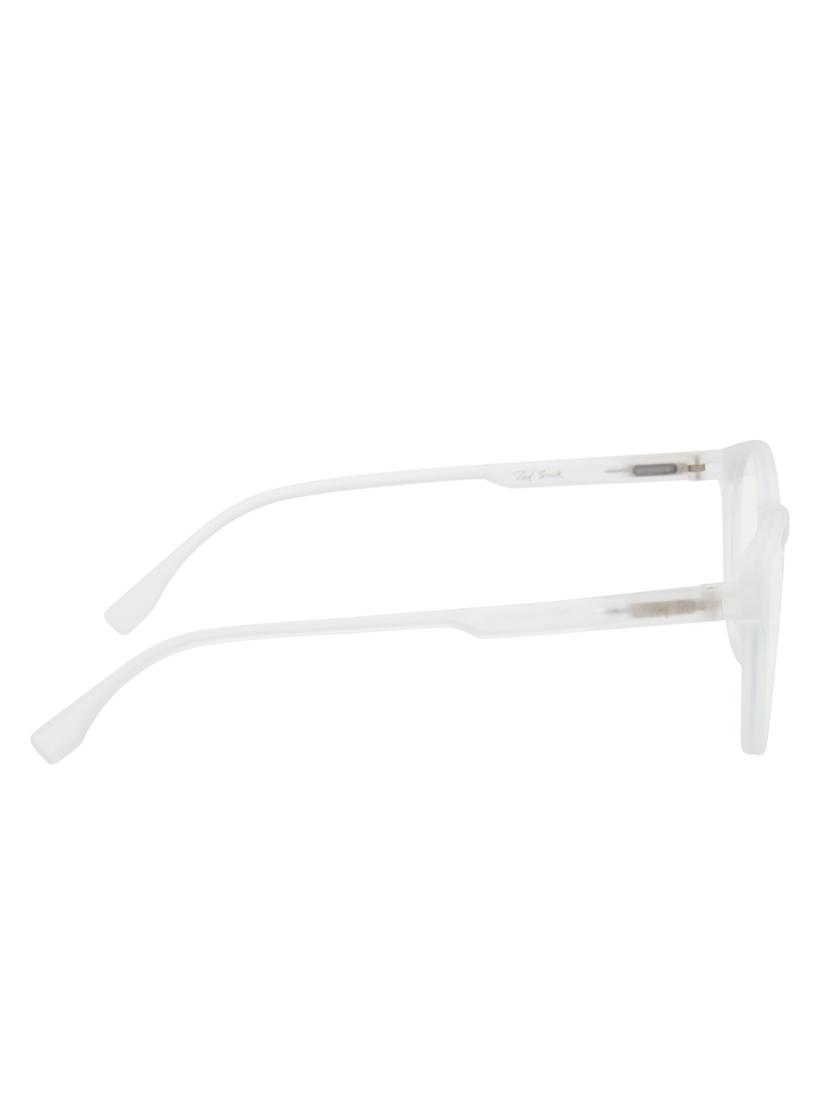 ted smith hustle bluecut & antiglare computer eyeglasses| round|blue light blocking| white casual spectacles| 50-19-140 - 21392041 - Standard Image - 2