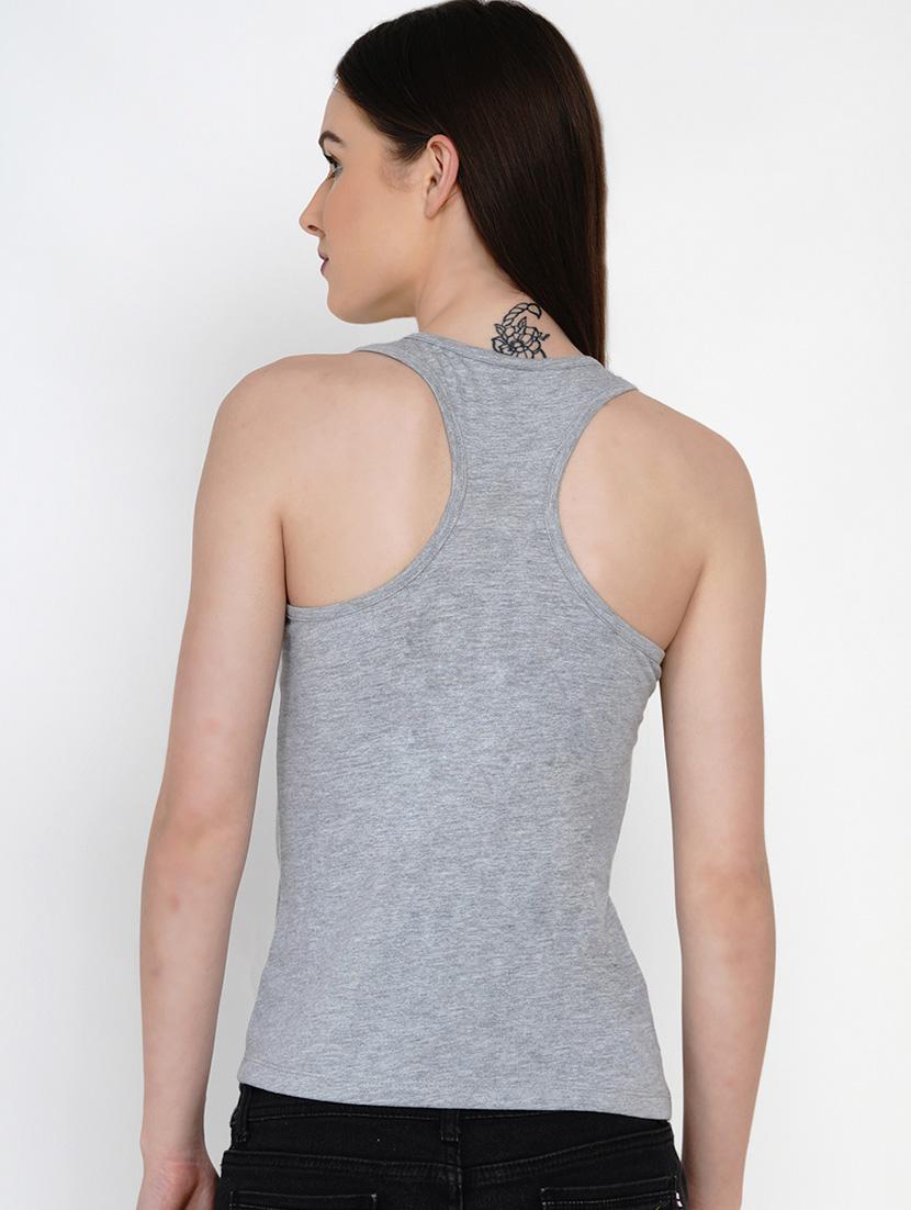 women grey solids camisole - 21392295 - Standard Image - 2