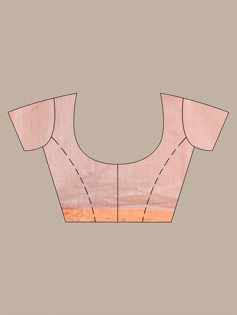 self design handloom saree with blouse - 21392453 - Standard Image - 2