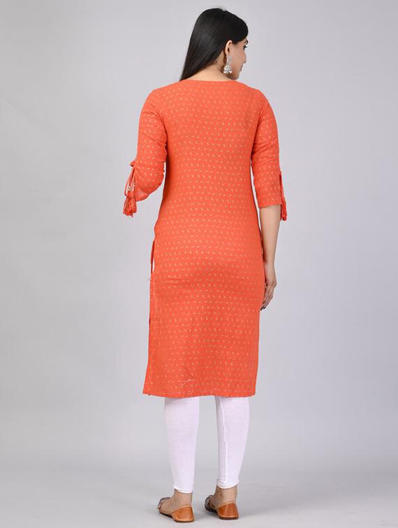 blue viscose straight kurta - 21393384 - Standard Image - 2