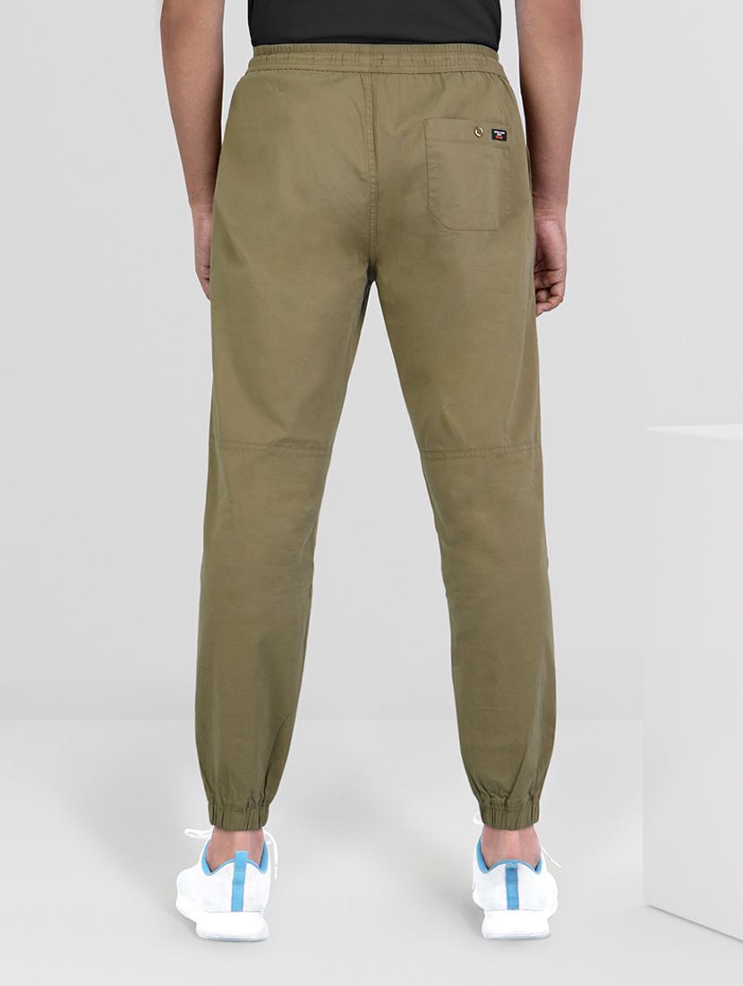 men mid-rise solid track pant - 21395458 - Standard Image - 2