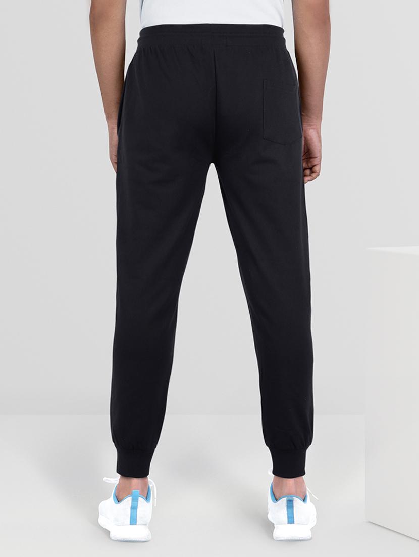 men mid-rise solid track pant - 21395461 - Standard Image - 2