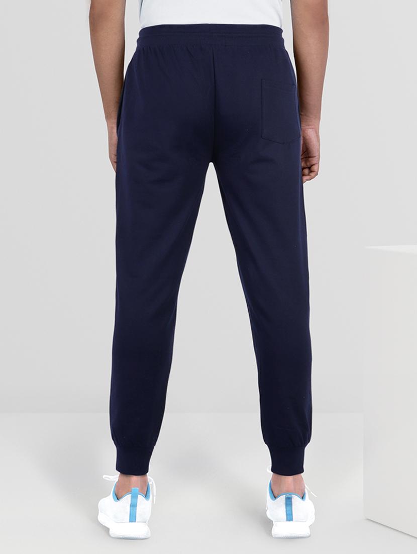 men mid-rise solid track pant - 21395462 - Standard Image - 2