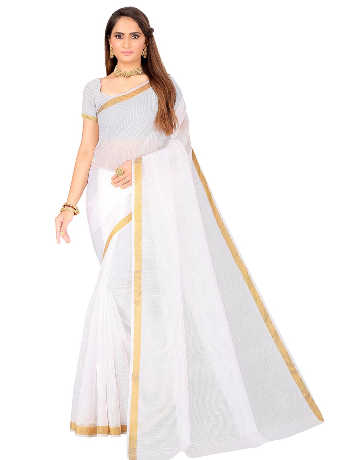 pack of 2 casual wear saree with blouse - 21396024 - Standard Image - 2