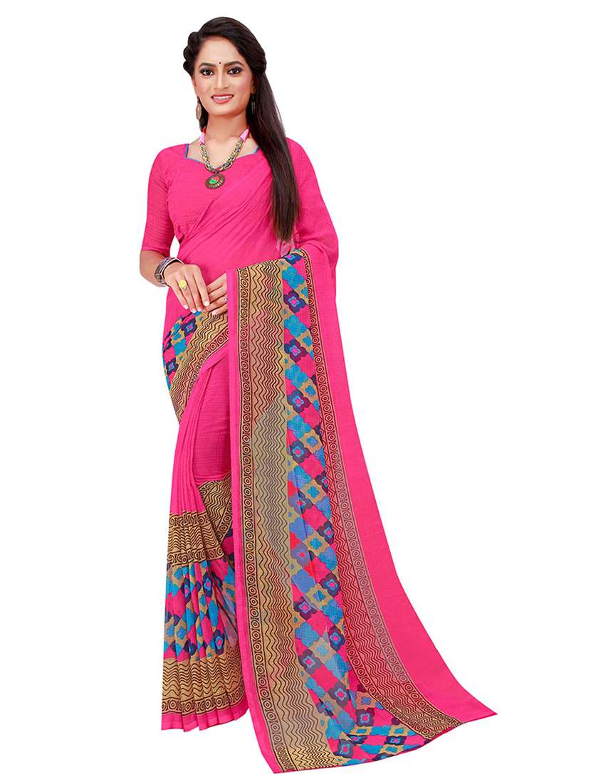 pack of 2 printed saree - 21396994 - Standard Image - 2