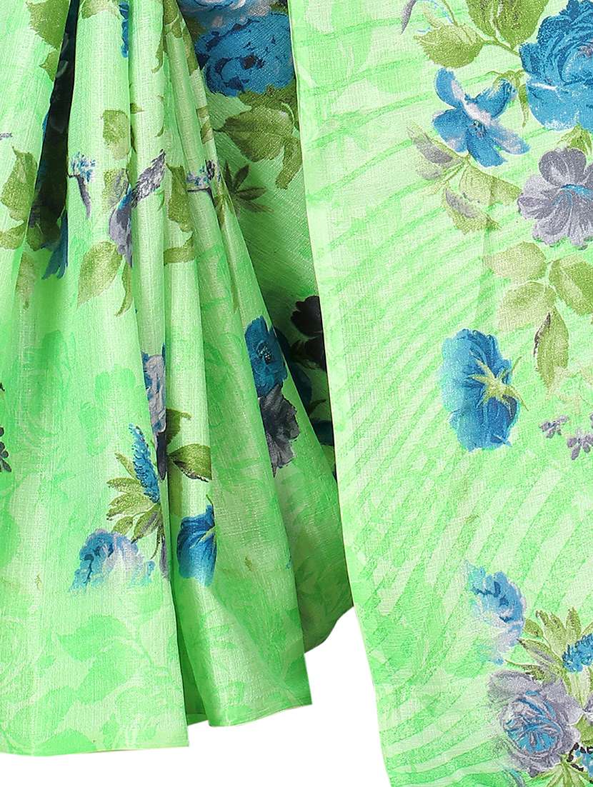 women floral printed saree - 21397022 - Standard Image - 2