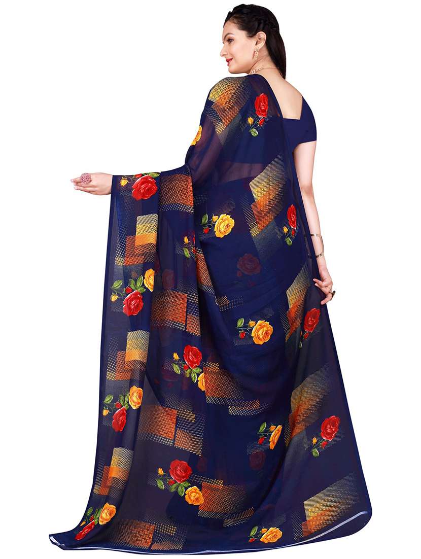 women pack of 2 printed saree - 21397109 - Standard Image - 2