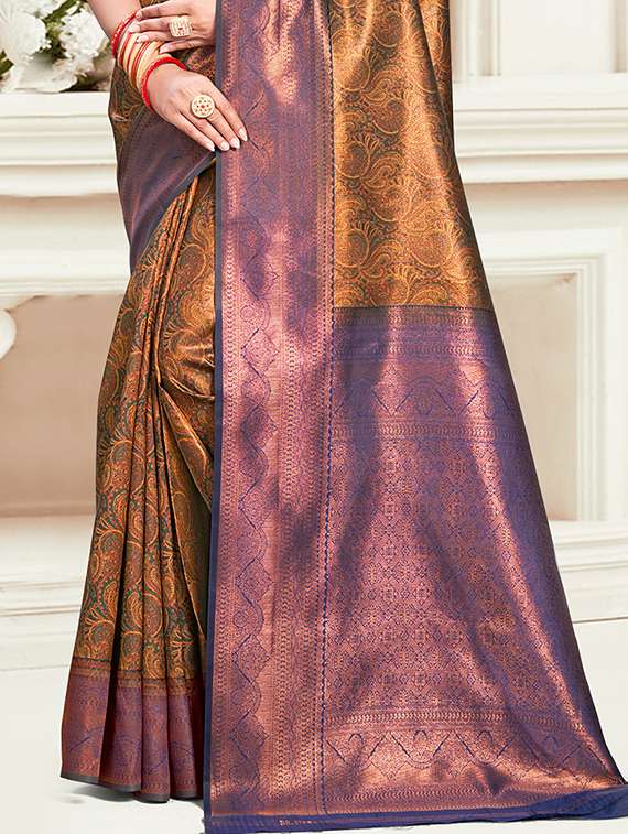women self design banarasi saree with blouse - 21397420 -  Standard Image - 2