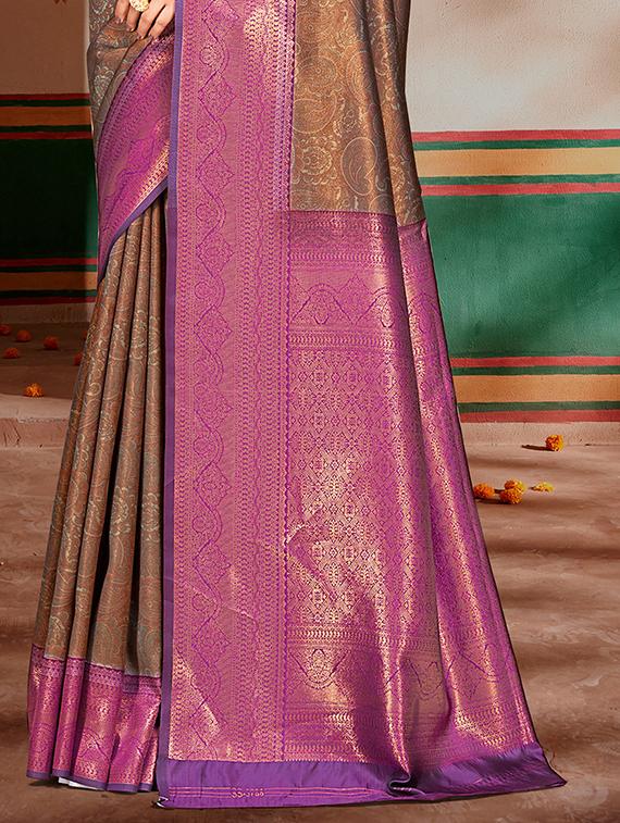 women self design banarasi saree with blouse - 21397424 - Standard Image - 2